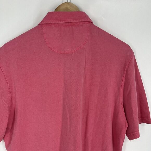 Johnnie O Polo Shirt Size Small Mens Pink Surfside Original Pique Golf Beach - Picture 5 of 7